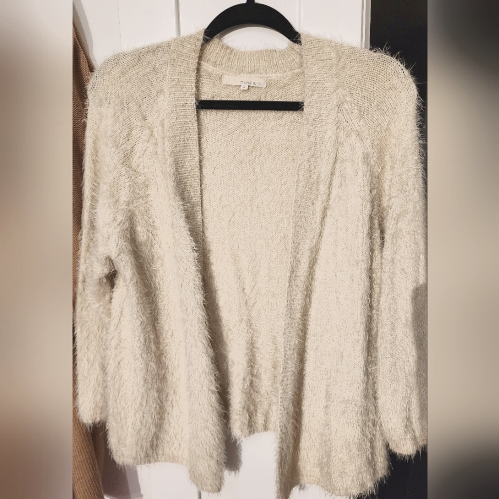 Monk & Lou fuzzy cardigan